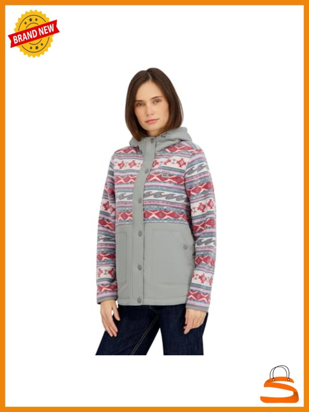 Sherpa Bonded Polar Fleece Quilted Tech Jacket